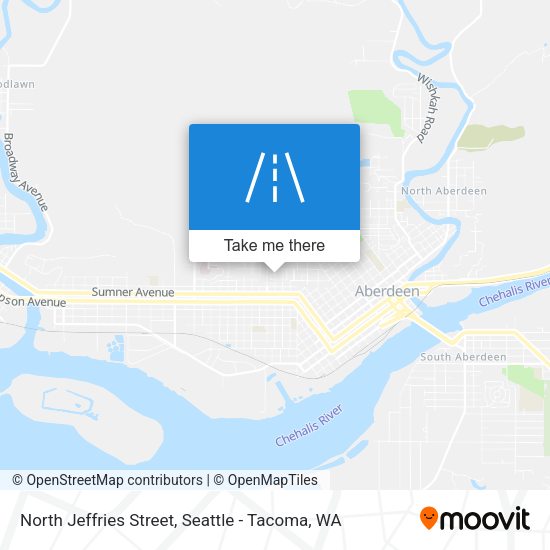 North Jeffries Street map