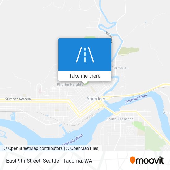 East 9th Street map