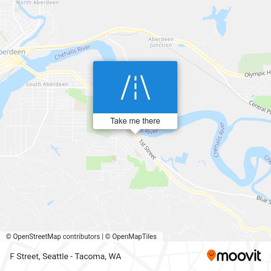 F Street map