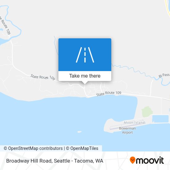 Broadway Hill Road map