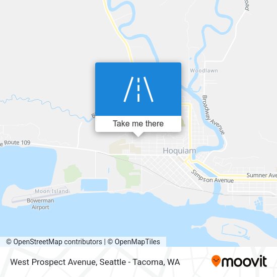 Mapa de West Prospect Avenue
