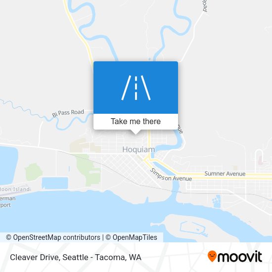 Cleaver Drive map