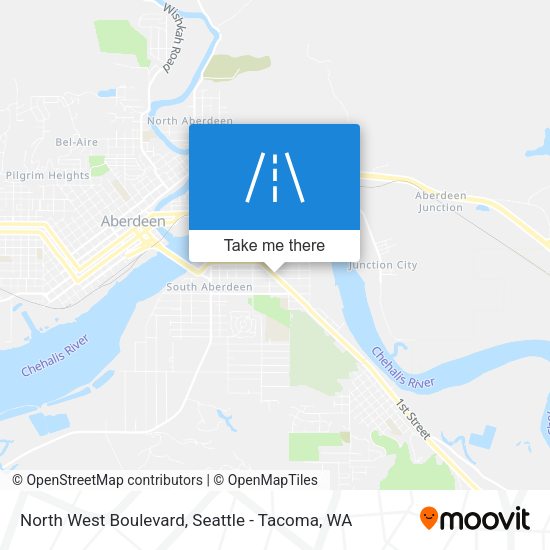 North West Boulevard map