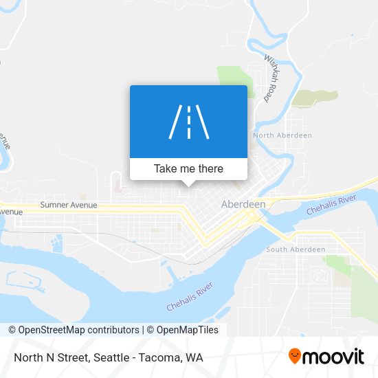 North N Street map