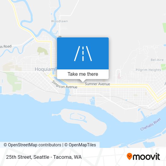 25th Street map