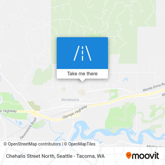 Chehalis Street North map