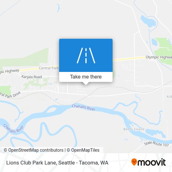 Lions Club Park Lane map