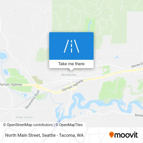 North Main Street map