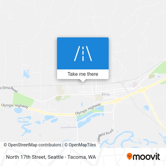 Mapa de North 17th Street