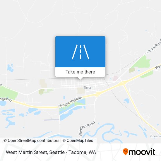 Mapa de West Martin Street