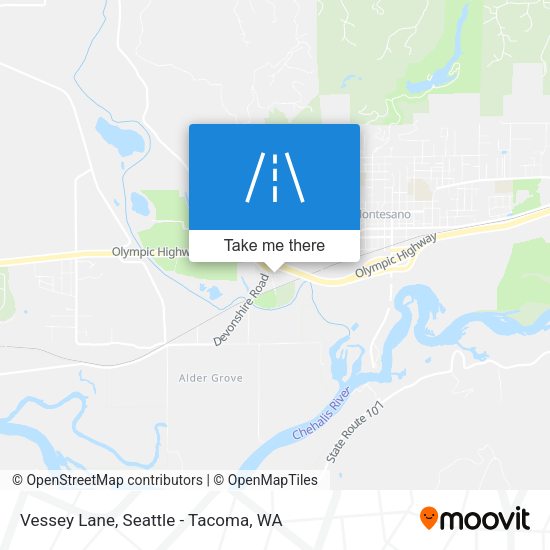 Mapa de Vessey Lane