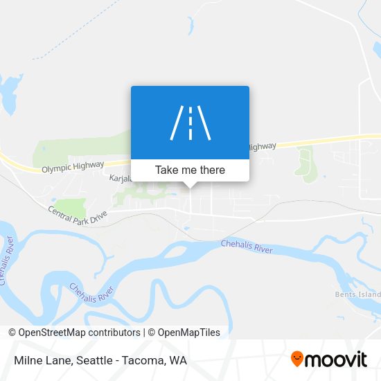 Milne Lane map