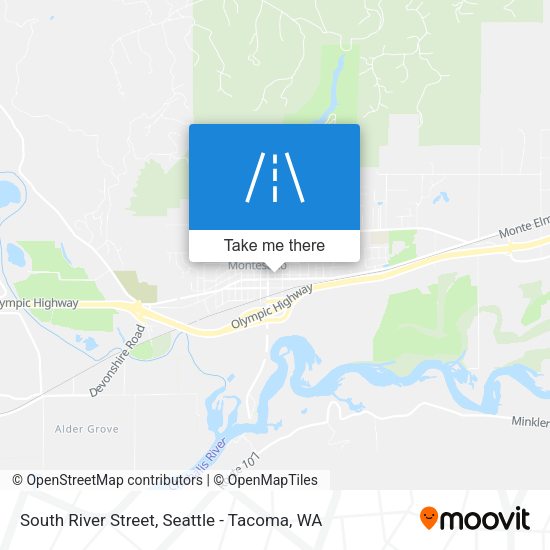 South River Street map