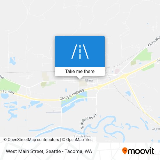 West Main Street map