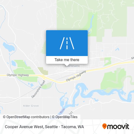 Cooper Avenue West map