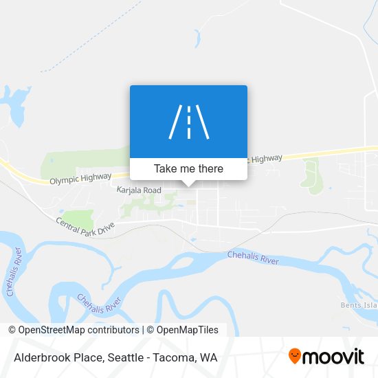 Alderbrook Place map