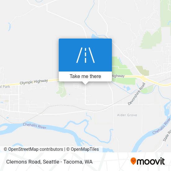 Mapa de Clemons Road