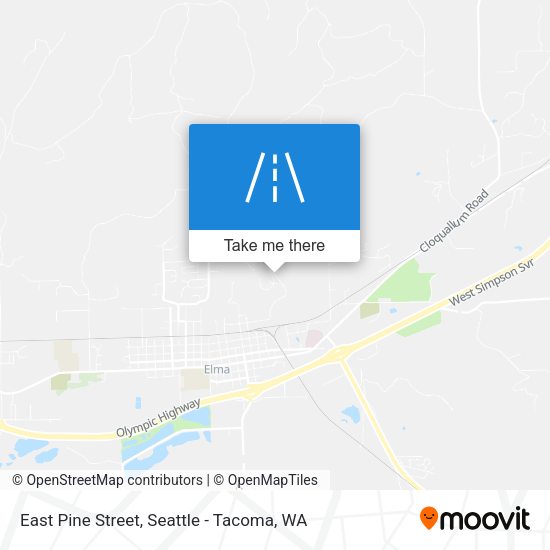 Mapa de East Pine Street