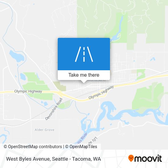 West Byles Avenue map