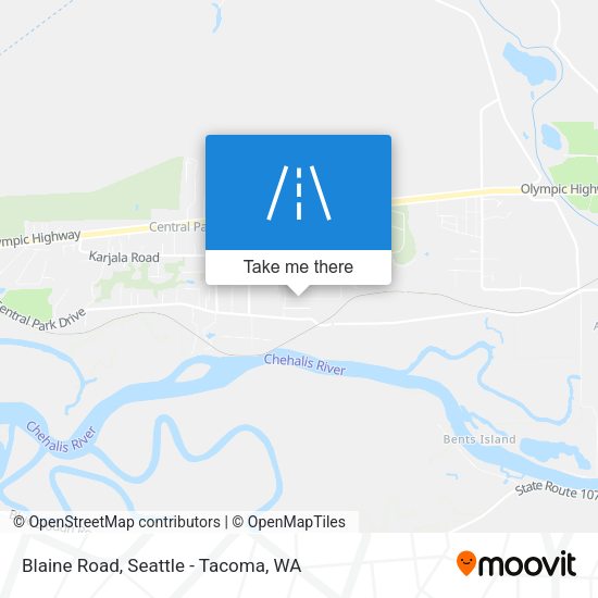 Blaine Road map