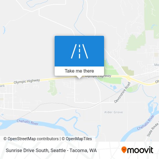 Sunrise Drive South map