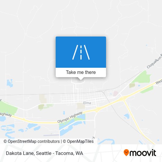 Dakota Lane map