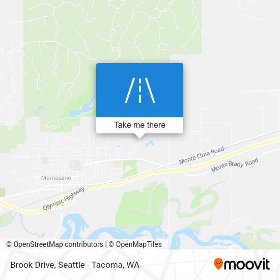 Brook Drive map