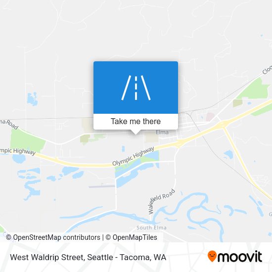 West Waldrip Street map