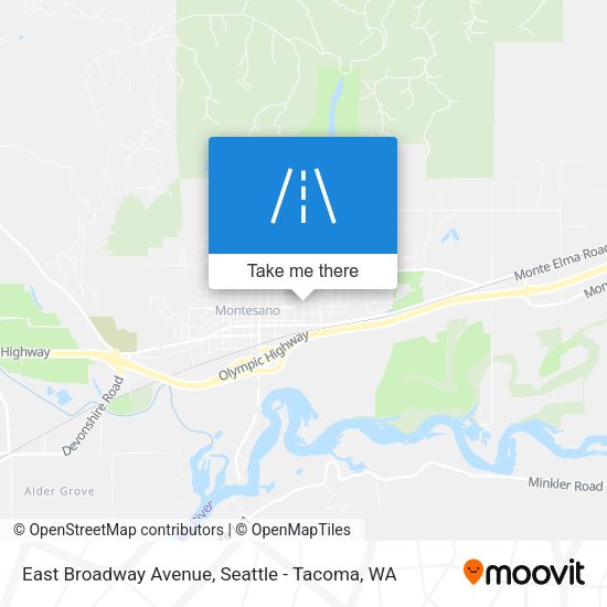 Mapa de East Broadway Avenue
