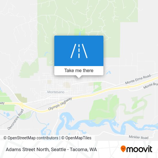 Adams Street North map