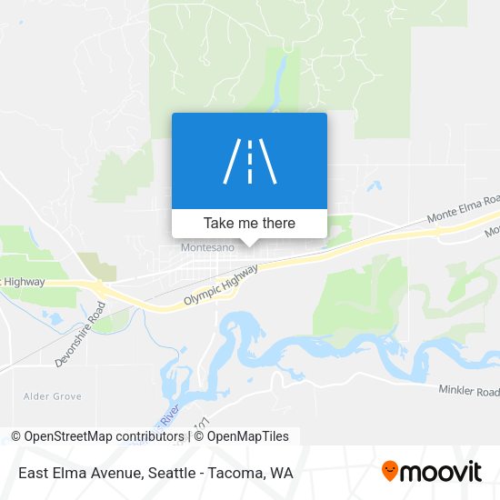 Mapa de East Elma Avenue