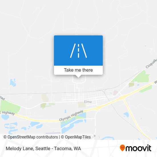 Melody Lane map