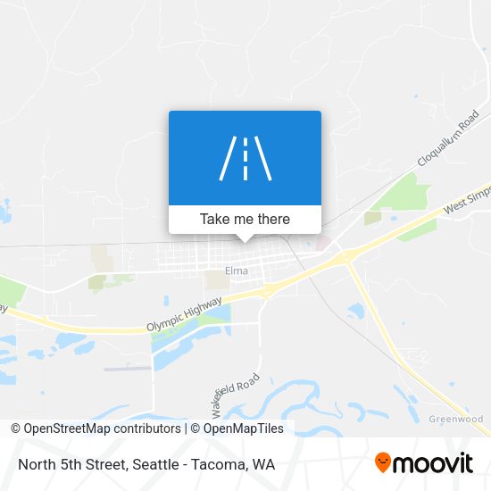 Mapa de North 5th Street