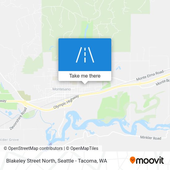 Blakeley Street North map