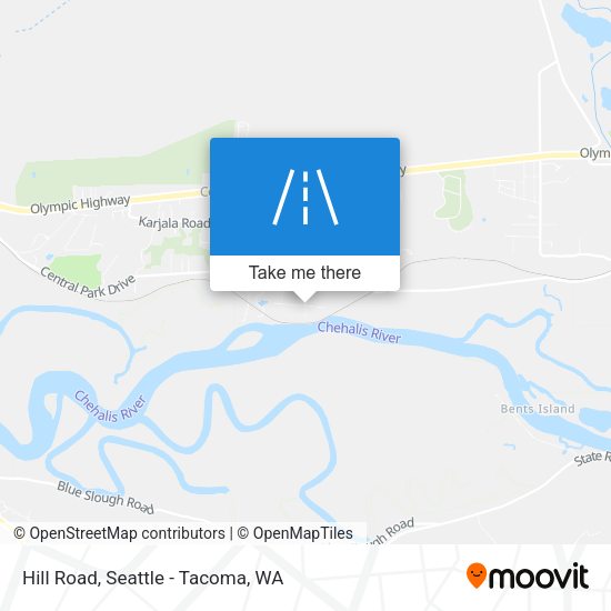 Mapa de Hill Road