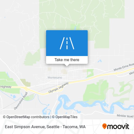 East Simpson Avenue map