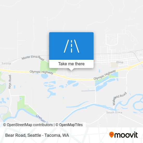 Mapa de Bear Road