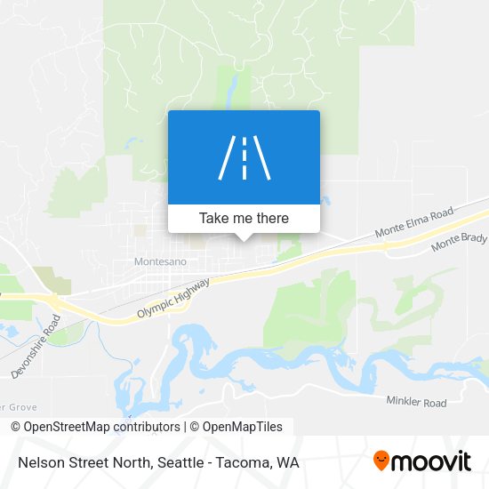 Nelson Street North map