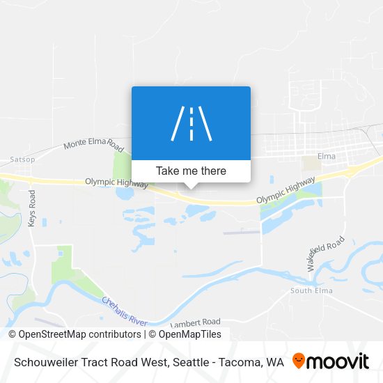 Schouweiler Tract Road West map