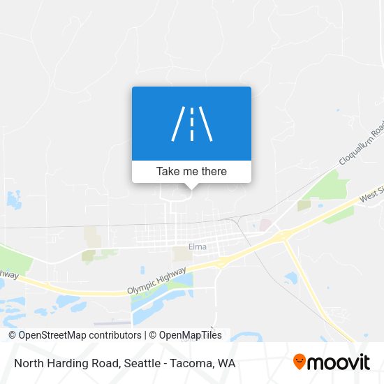 North Harding Road map