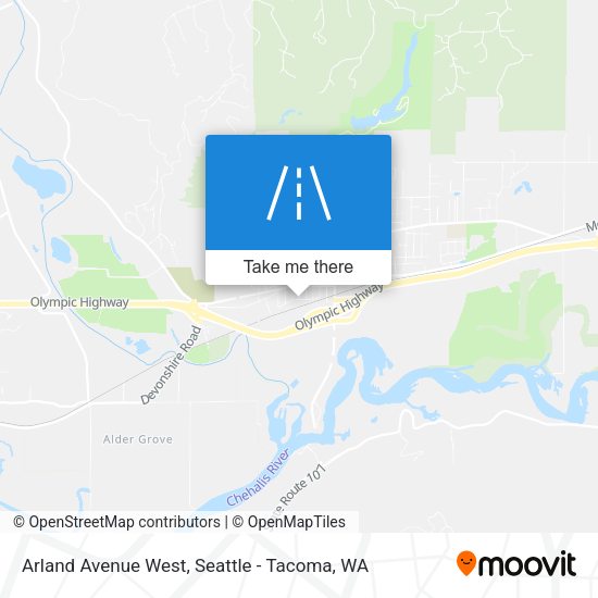 Arland Avenue West map