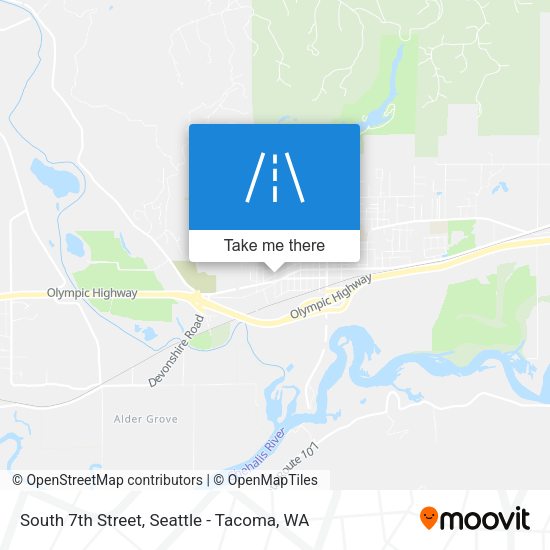 Mapa de South 7th Street