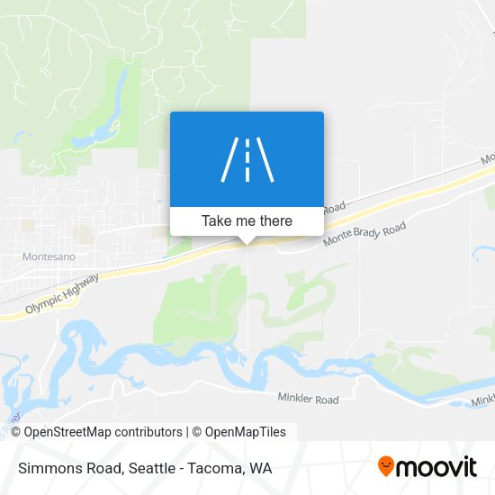 Mapa de Simmons Road