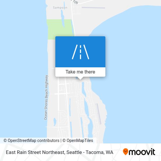 Mapa de East Rain Street Northeast