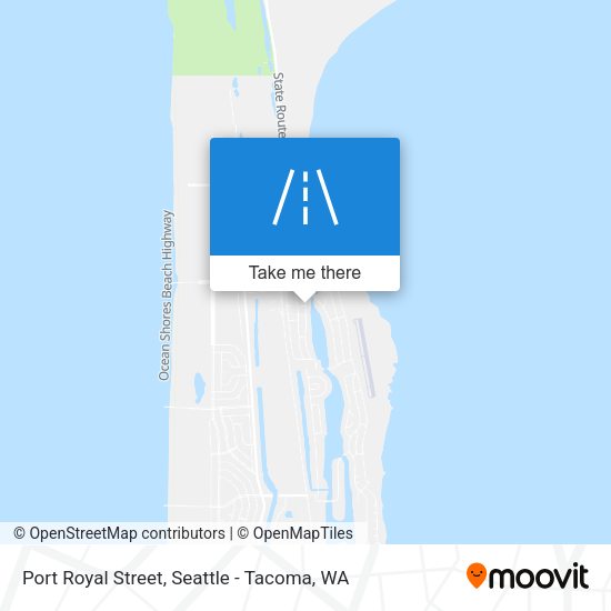 Port Royal Street map