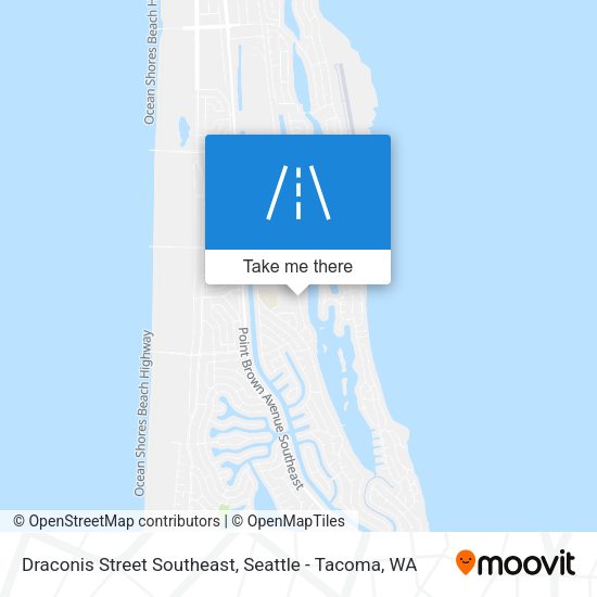 Draconis Street Southeast map
