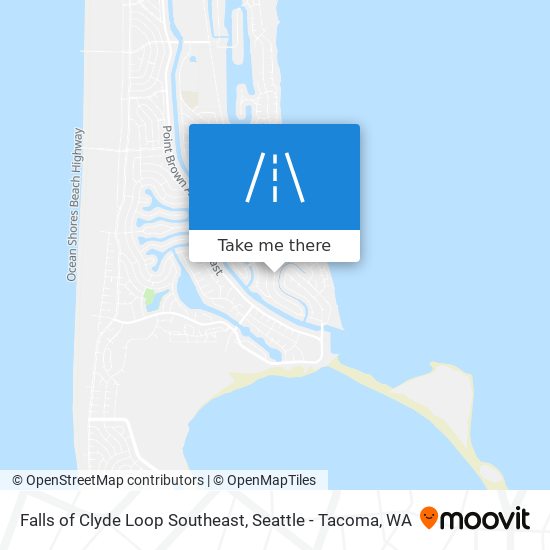 Falls of Clyde Loop Southeast map