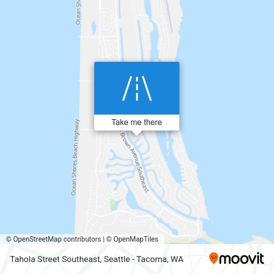 Mapa de Tahola Street Southeast