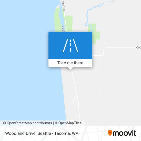 Mapa de Woodland Drive