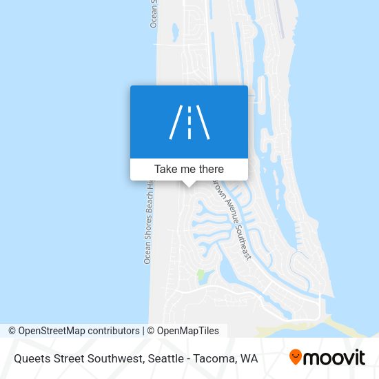 Queets Street Southwest map